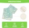 Blue Bloom Flowers Butterfly Spring Table Runner, Seasonal Holiday Kitchen Dining Table Decoration for Home Party Indoor 13x72 Inch